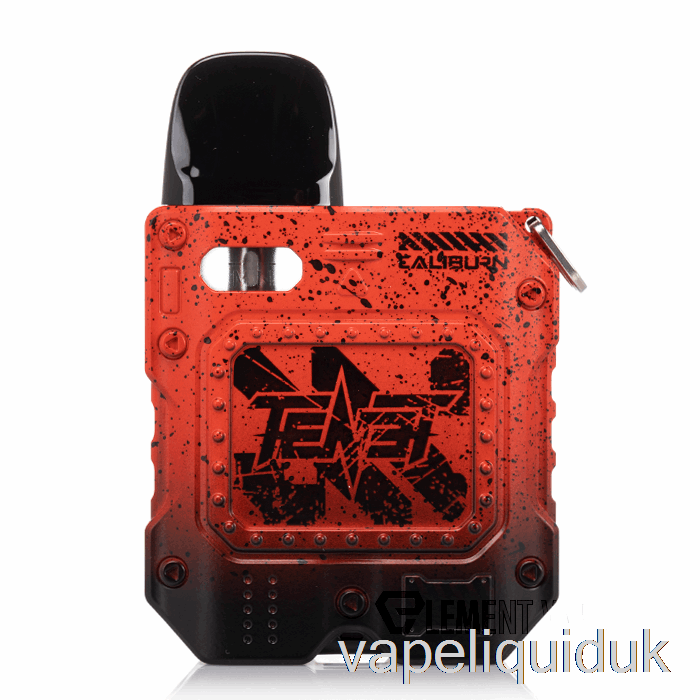 Uwell Caliburn TENET KOKO 18W Pod System Red and Black Vape Juice